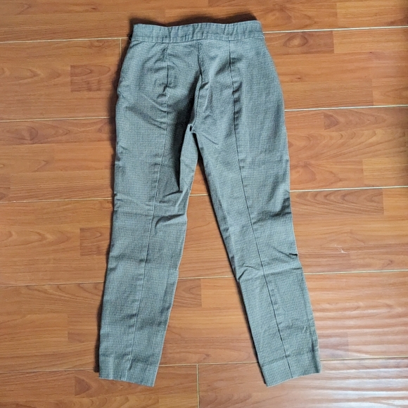 Everlane Side Zip Work Pant, Cocoa Houndstooth - Picture 4 of 7